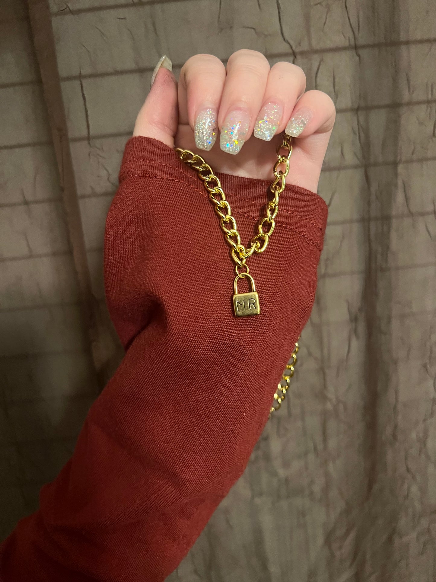 Mattheo lock necklace