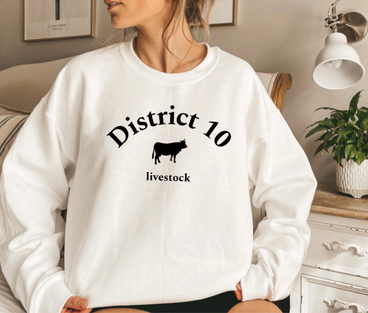 District 10 crewneck