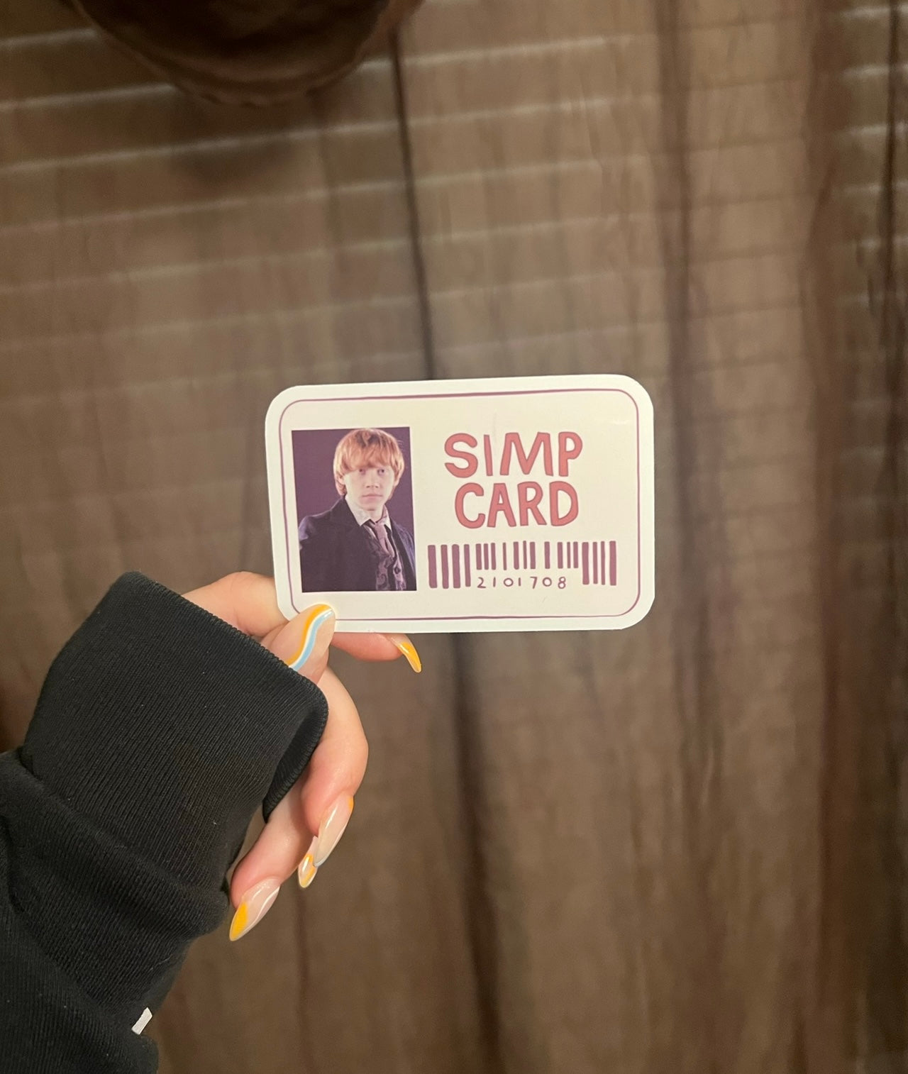 Ron Simp card crewneck