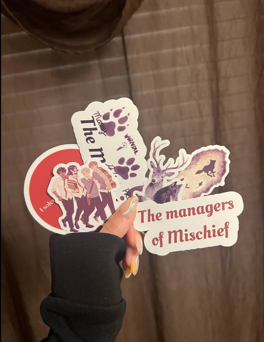 Marauders sticker collection