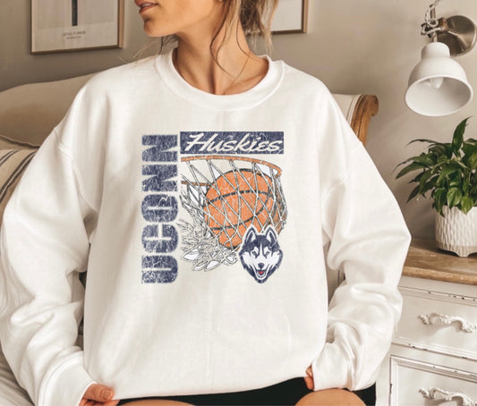 Connecticut basketball crewneck