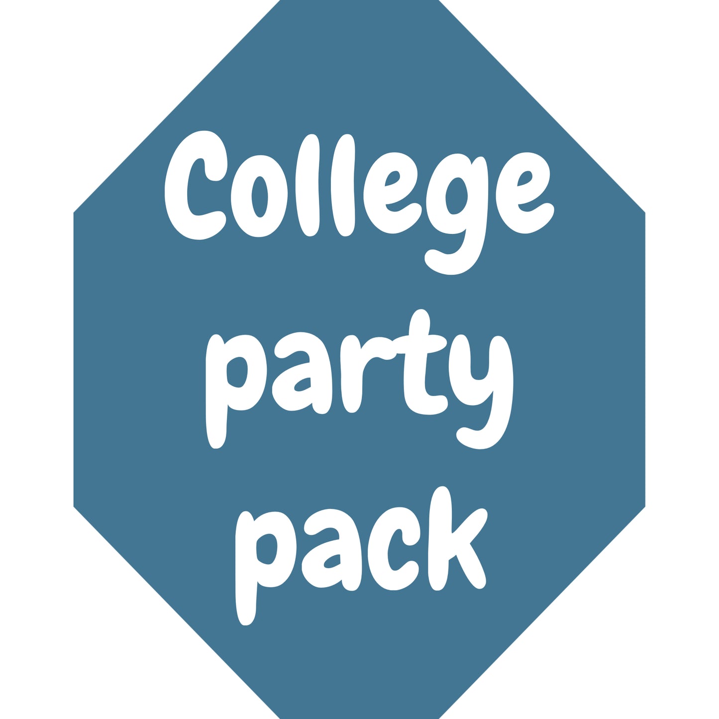 5 piece college party pack