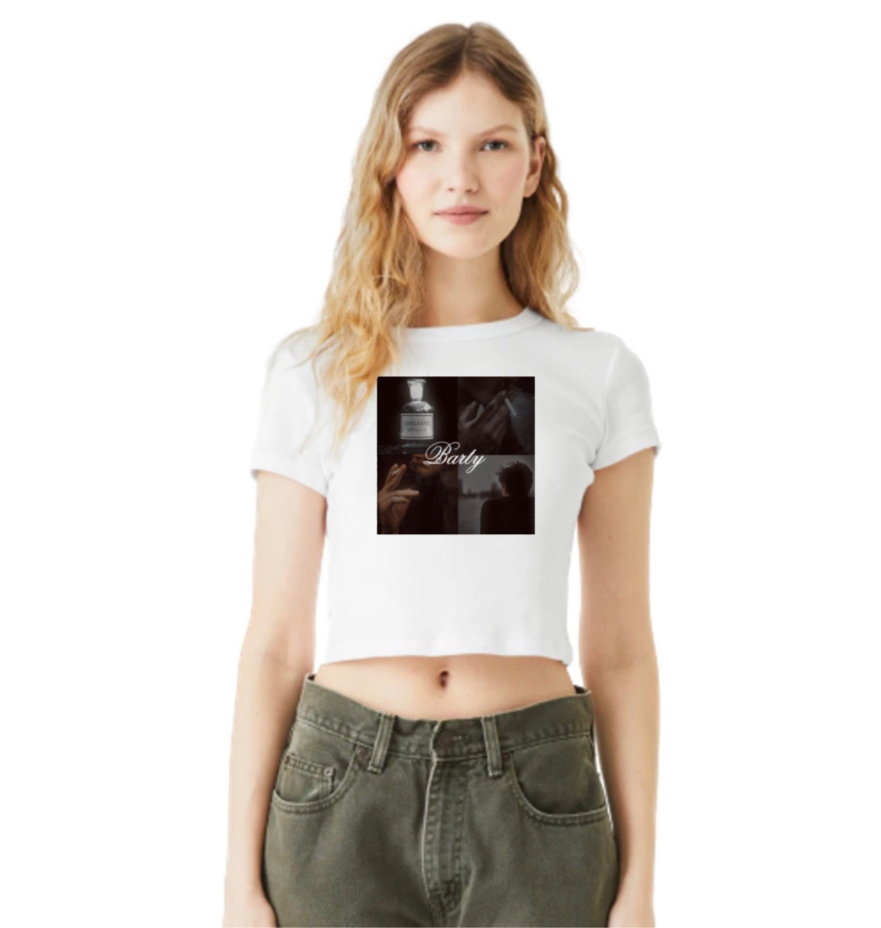 Barty collage baby tee