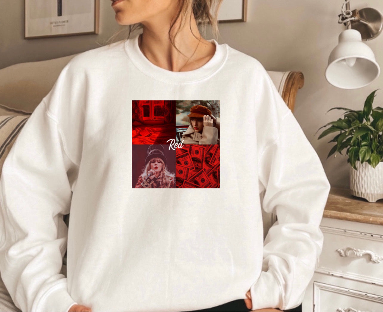 TS album collage crewnecks