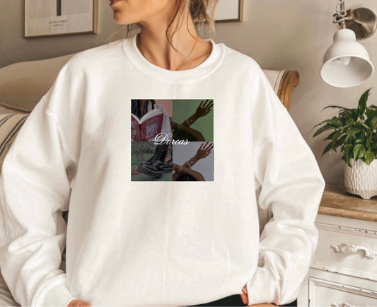 Dorcas collage crewneck