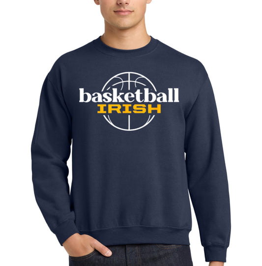 Irish basketball crewneck