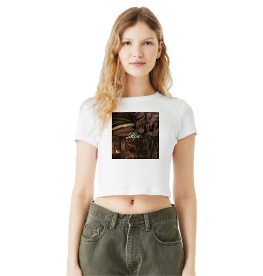 Ron collage baby tee