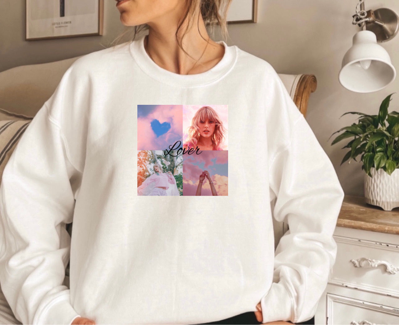 TS album collage crewnecks