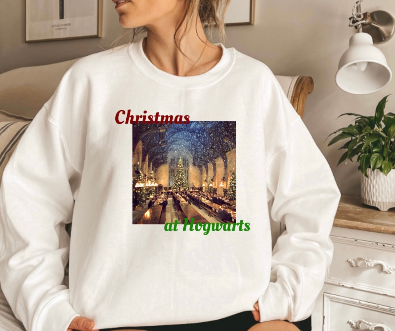 christmas at home crewneck